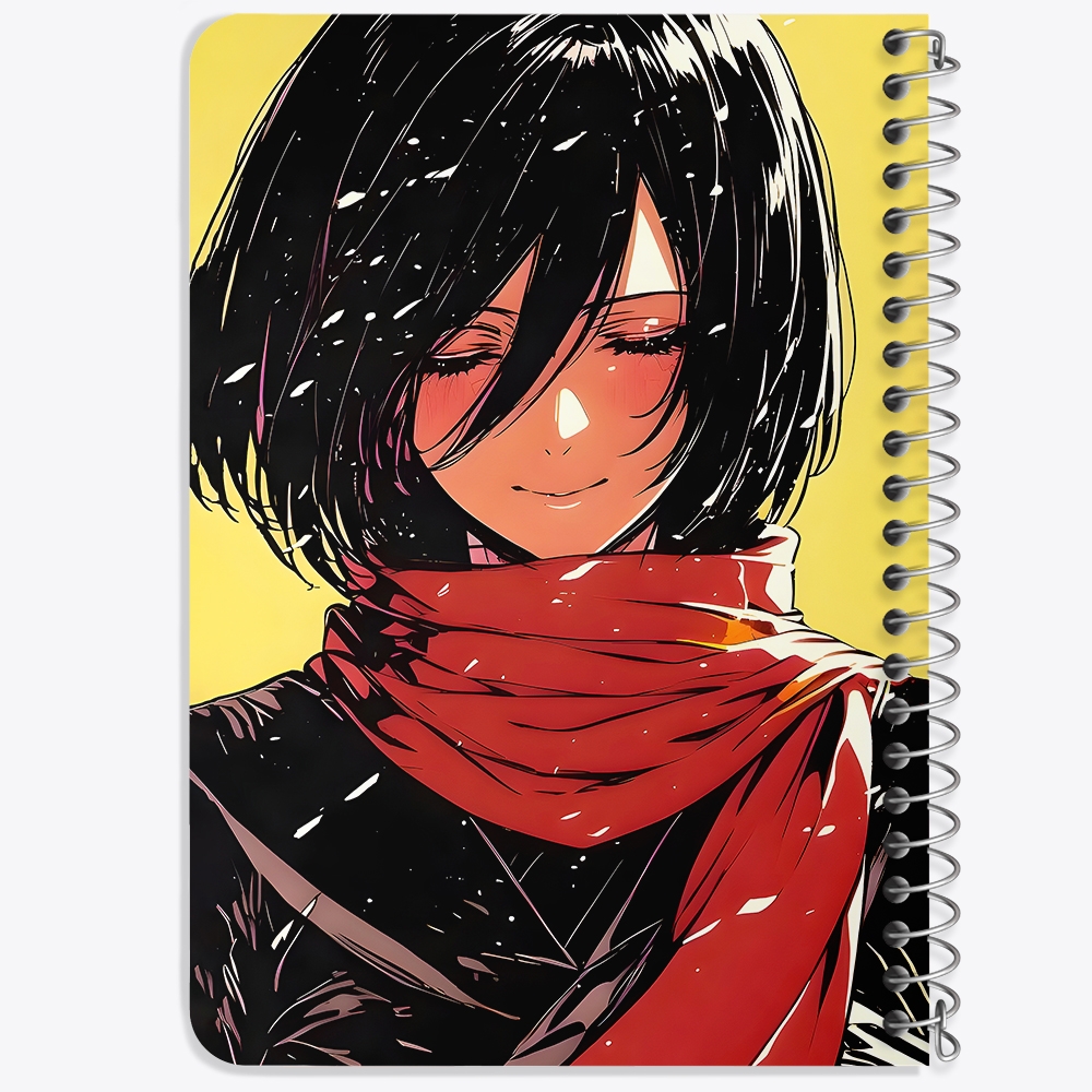 دفتر نقطه ای 50 برگ خندالو طرح میکاسا اتک آن تایتان (Attack On Titan) کد F14506
