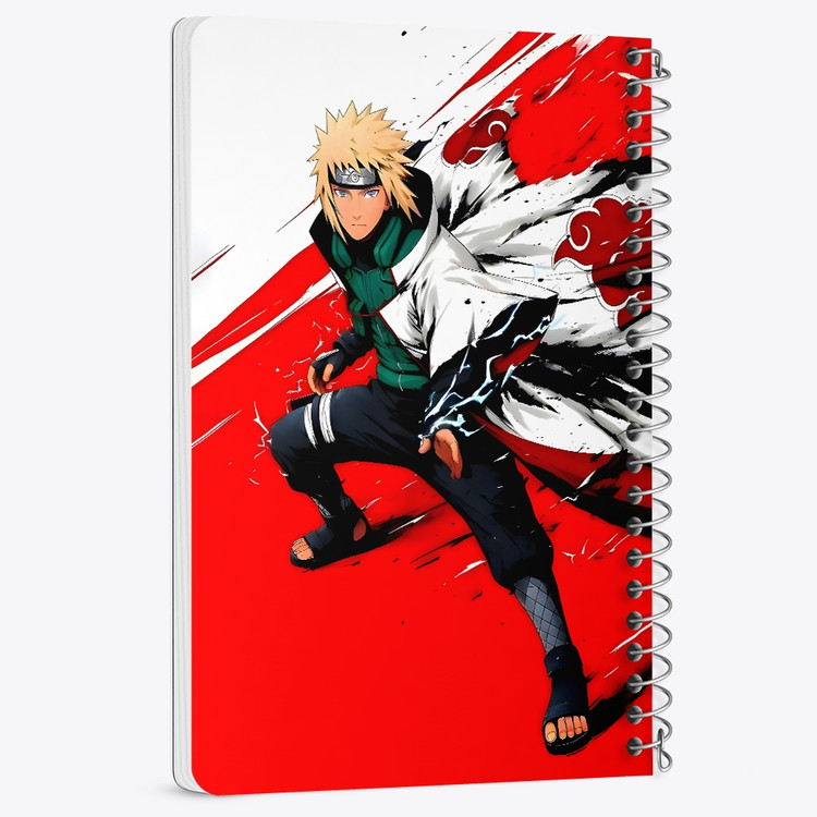 دفتر نقطه ای 50 برگ خندالو طرح میناتو نامیکازه ناروتو (Naruto) کد F14487