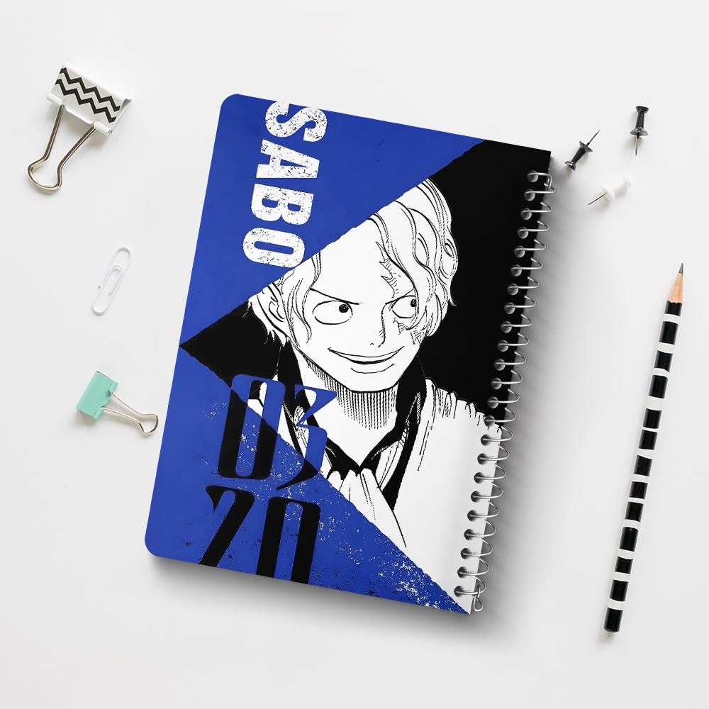 دفتر نقطه ای 50 برگ خندالو طرح سابو وان پیس (One Piece) کد F14463