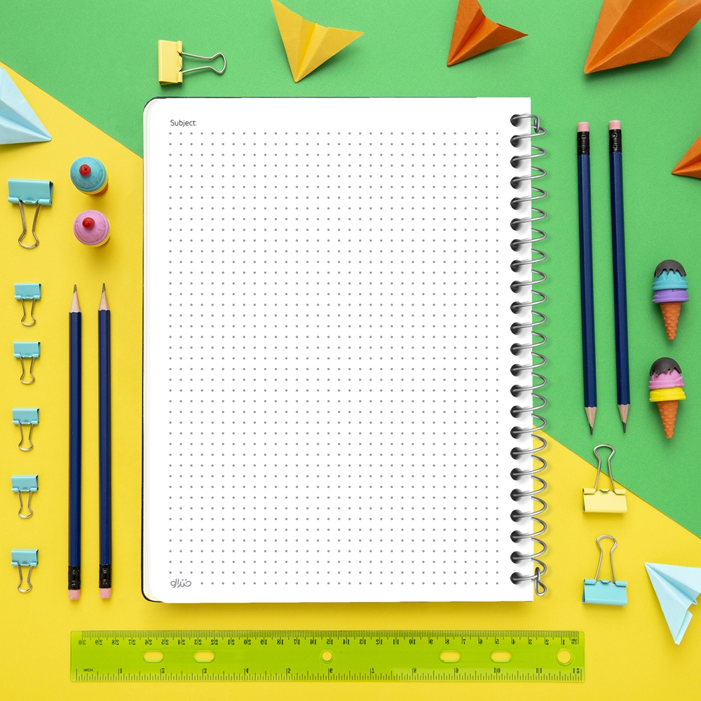 دفتر نقطه ای 50 برگ خندالو طرح آندرتیل (Undertale) کد F14446