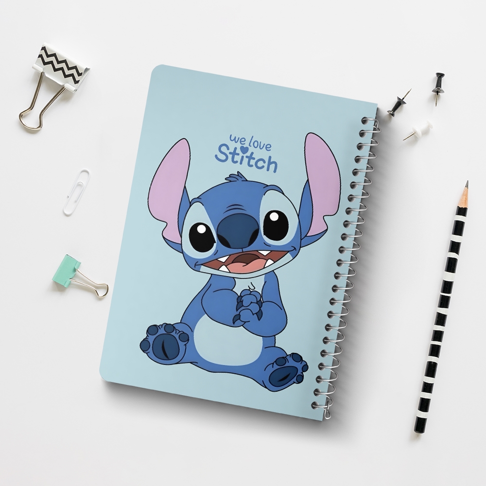 دفتر نقطه ای 50 برگ خندالو طرح استیچ (Stitch) کد F14433