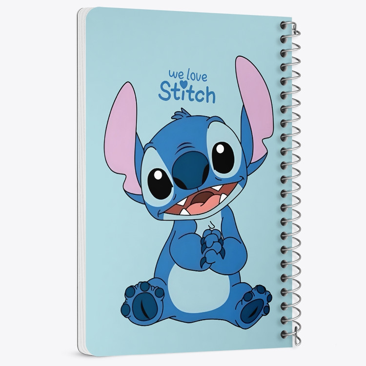 دفتر نقطه ای 50 برگ خندالو طرح استیچ (Stitch) کد F14433