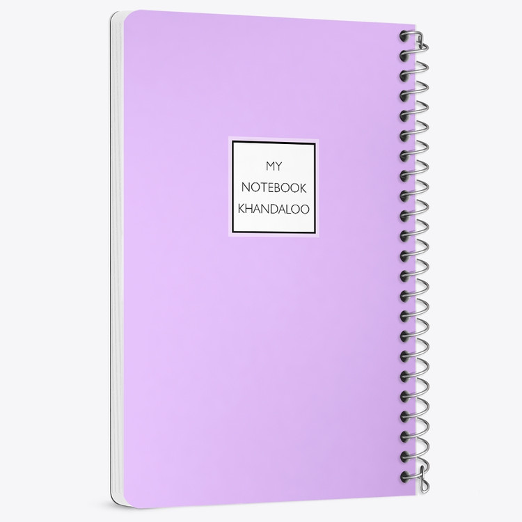 دفتر نقطه ای 50 برگ خندالو طرح طرح مینیمال (Pink) کد N9823