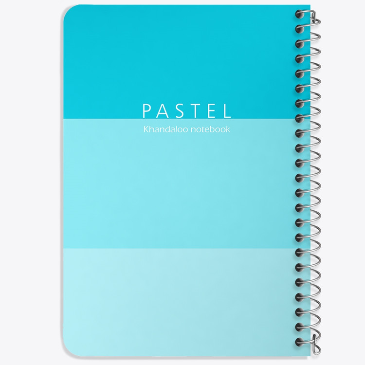 دفتر نقطه ای 50 برگ خندالو طرح طرح مینیمال پاستل (Blue) کد N9804