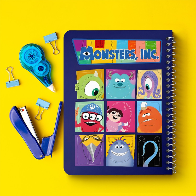 دفتر نقطه ای 50 برگ خندالو طرح انیمیشن کارخانه هیولاها (Monsters,Inc) کد N9793