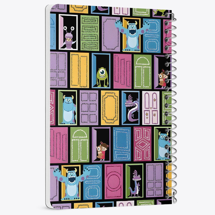 دفتر نقطه ای 50 برگ خندالو طرح انیمیشن کارخانه هیولاها (Monsters,Inc) کد N9792