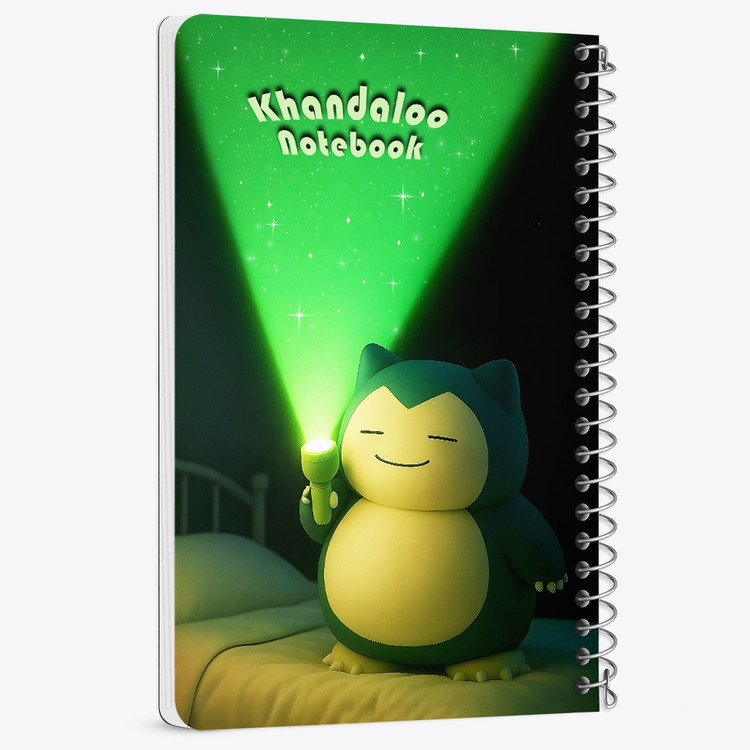دفتر نقطه ای 50 برگ خندالو طرح اسنورلاکس پوکمون (Pokemon) کد N9763
