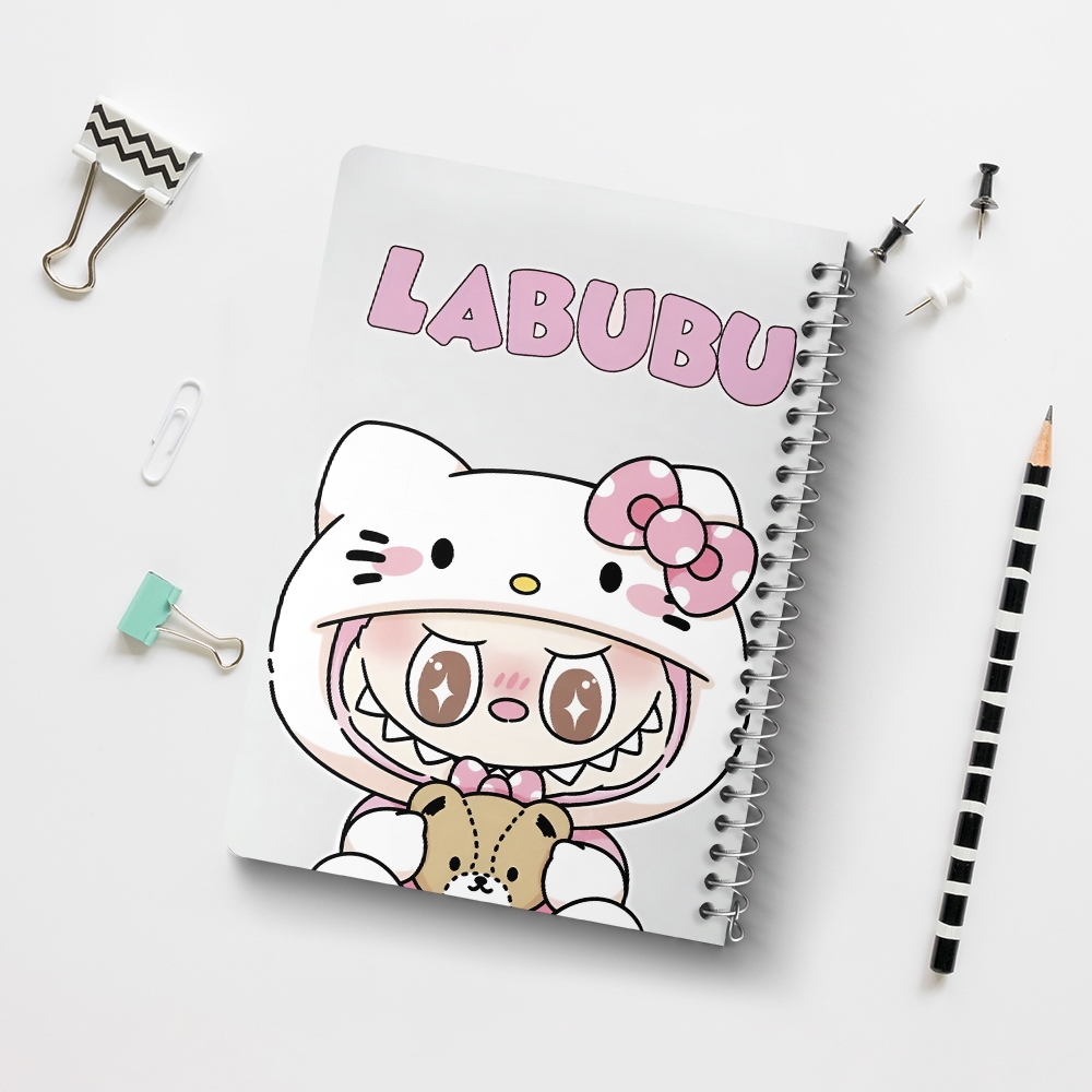 دفتر نقطه ای 50 برگ خندالو طرح عروسک لابوبو (Labubu) کد N9667