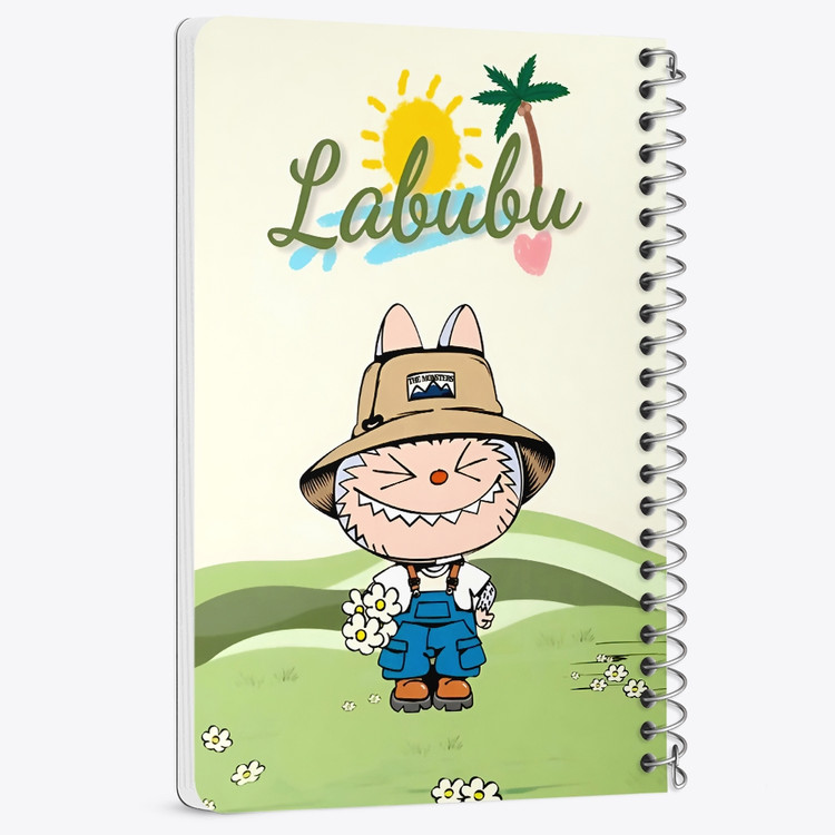 دفتر نقطه ای 50 برگ خندالو طرح عروسک لابوبو (Labubu) کد N9634