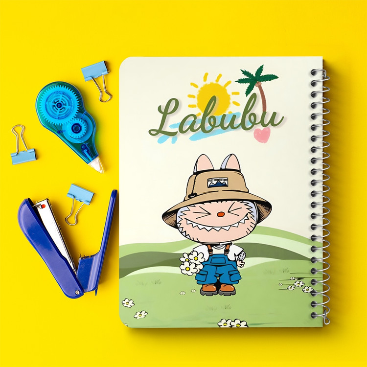 دفتر نقطه ای 50 برگ خندالو طرح عروسک لابوبو (Labubu) کد N9634