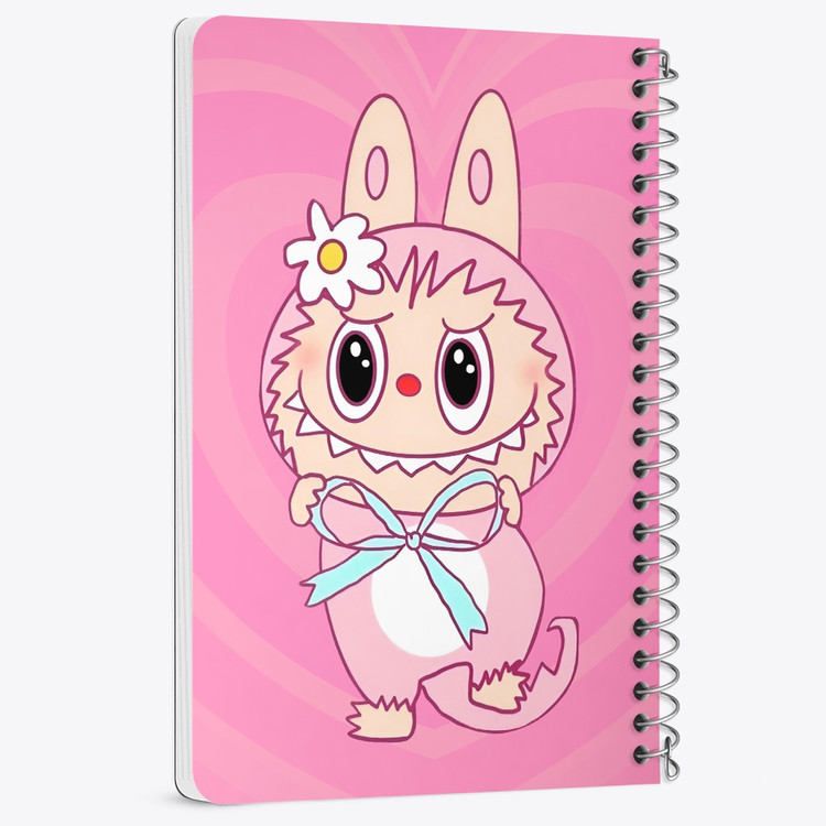 دفتر نقطه ای 50 برگ خندالو طرح عروسک لابوبو (Labubu) کد N9621