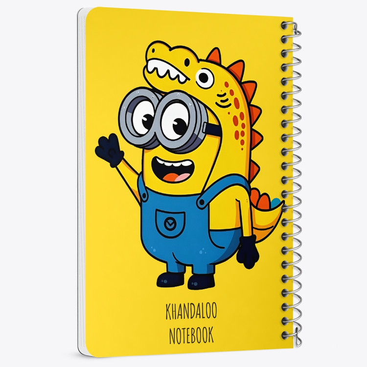 دفتر نقطه ای 50 برگ خندالو طرح مینیون ها (Minions) کد N9587