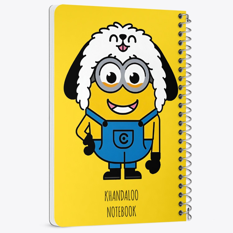 دفتر نقطه ای 50 برگ خندالو طرح مینیون ها (Minions) کد N9584