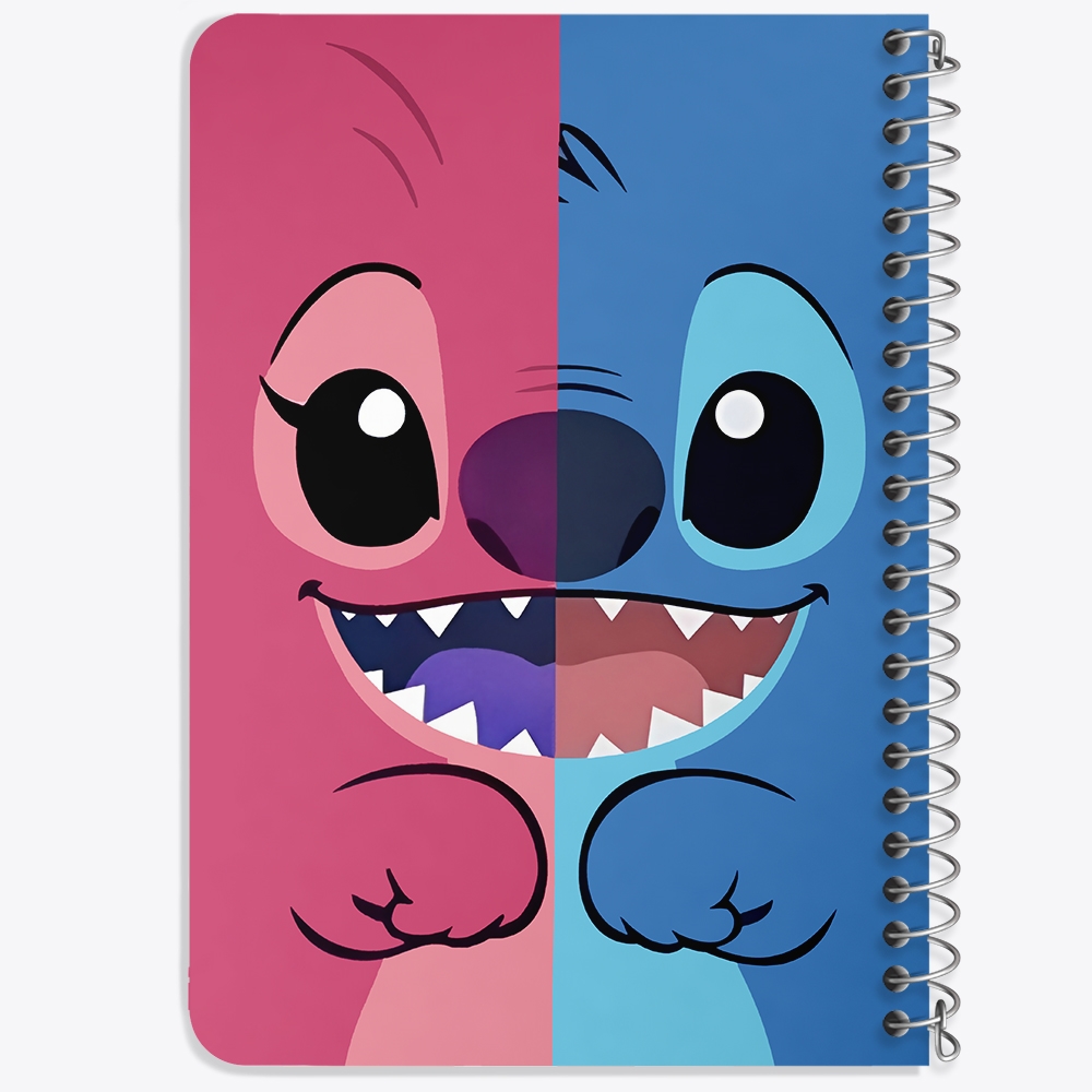 دفتر نقطه ای 50 برگ خندالو طرح استیچ (Stitch) کد N9569