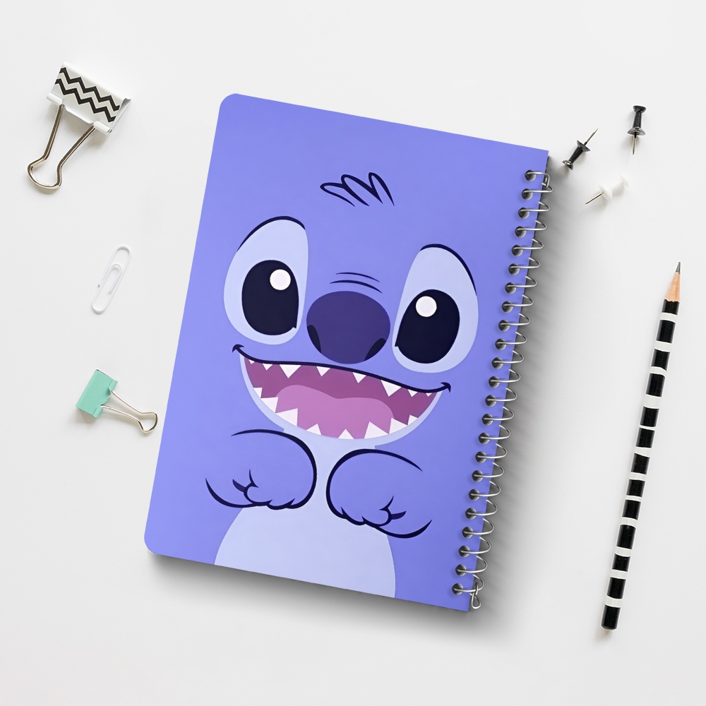 دفتر نقطه ای 50 برگ خندالو طرح استیچ (Stitch) کد N9565