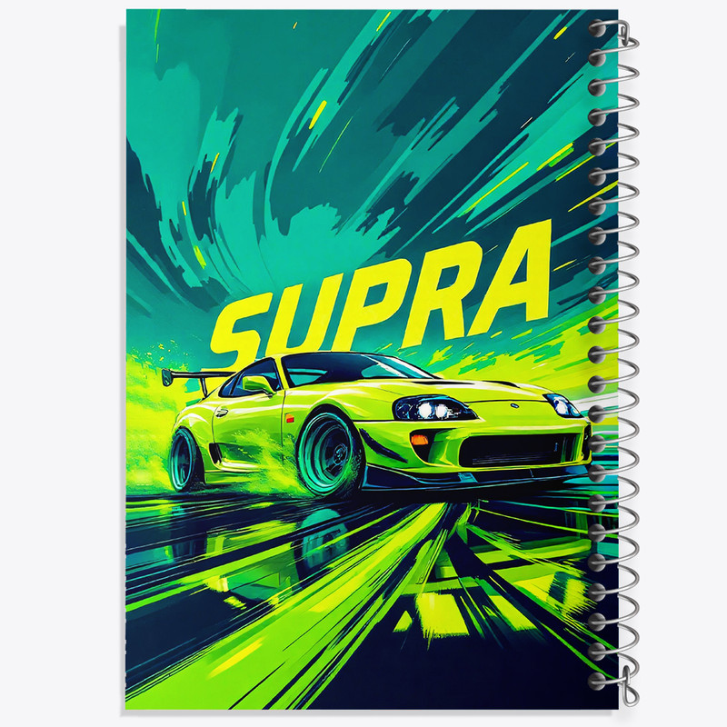 دفتر مشق 50 برگ خندالو طرح تویوتا (Toyota Supra) کد F13731