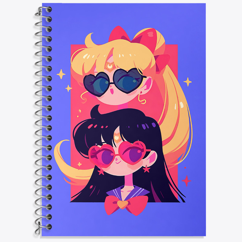 دفتر نت موسیقی 50 برگ خندالو طرح انیمه سیلور مون (Sailor Moon) کد N5746