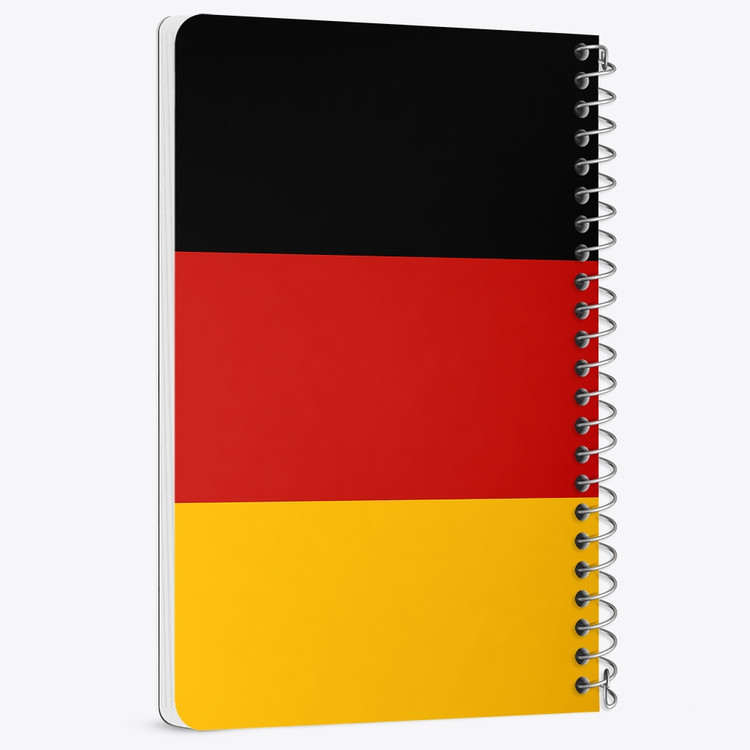 دفتر نقطه ای 50 برگ خندالو طرح پرچم آلمان (Germany) کد 38473