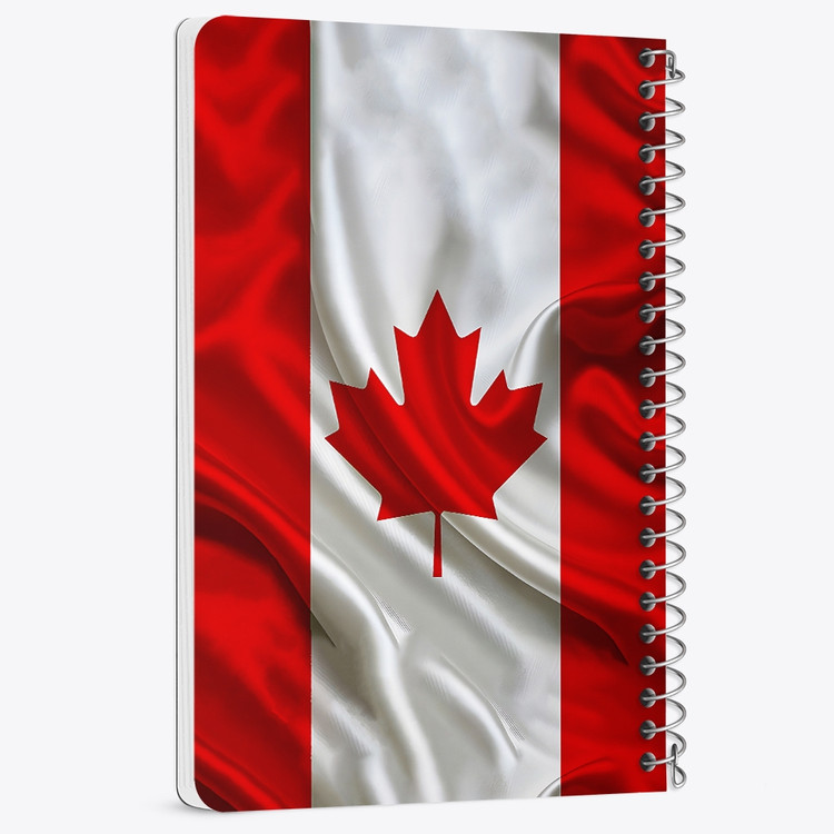 دفتر نقطه ای 50 برگ خندالو طرح پرچم کانادا (Canada) کد 38442