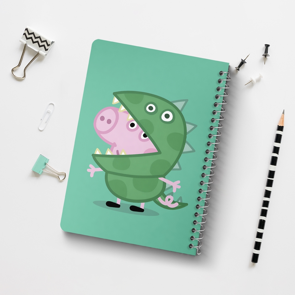 دفتر نقطه ای 50 برگ خندالو طرح انیمیشن پپا پیگ (peppa pig) کد 38156