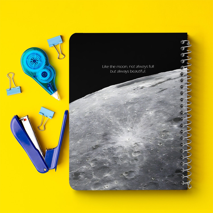 دفتر نقطه ای 50 برگ خندالو طرح ماه (Moon) کد 38089