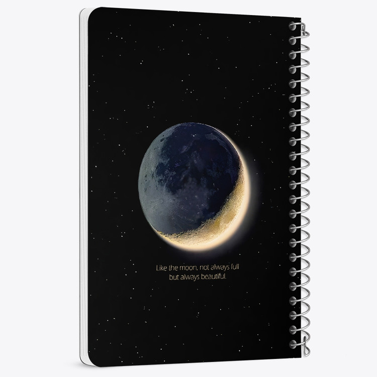 دفتر نقطه ای 50 برگ خندالو طرح ماه (Moon) کد 38088