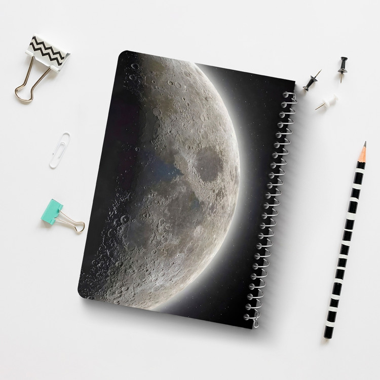 دفتر نقطه ای 50 برگ خندالو طرح ماه (Moon) کد 38071