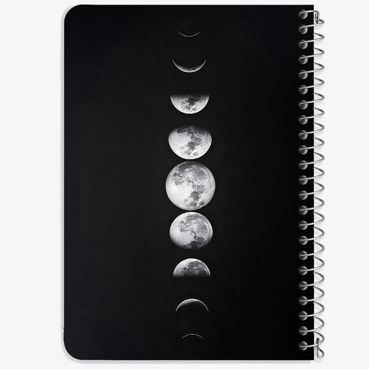 دفتر نقطه ای 50 برگ خندالو طرح ماه (Moon) کد 38065