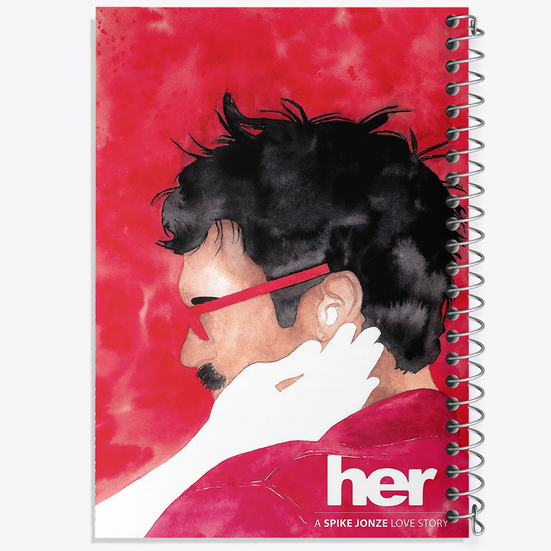 دفتر مشق 100 برگ خندالو طرح او (Her) کد F11346