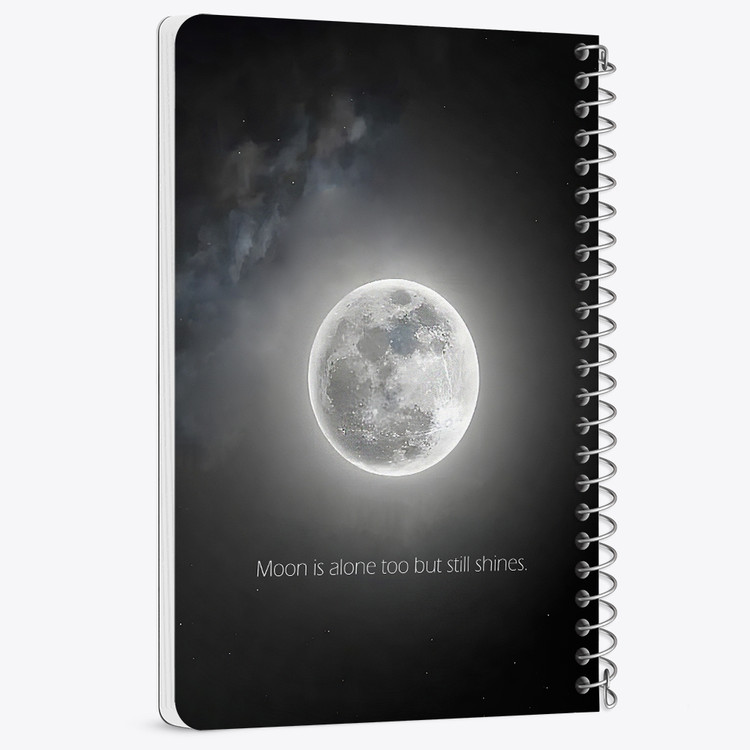 دفتر نقطه ای 50 برگ خندالو طرح ماه (Moon) کد 38050