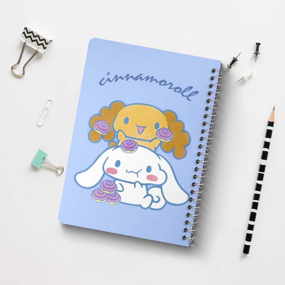 دفتر نقطه ای 50 برگ خندالو طرح سینامورول (Cinnamoroll) کد 37993