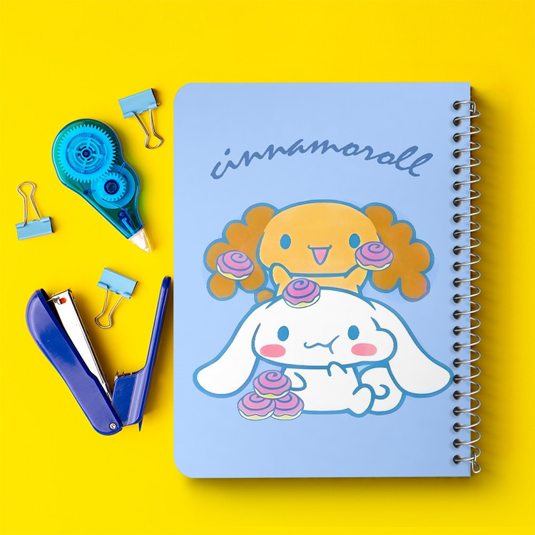 دفتر نقطه ای 50 برگ خندالو طرح سینامورول (Cinnamoroll) کد 37993