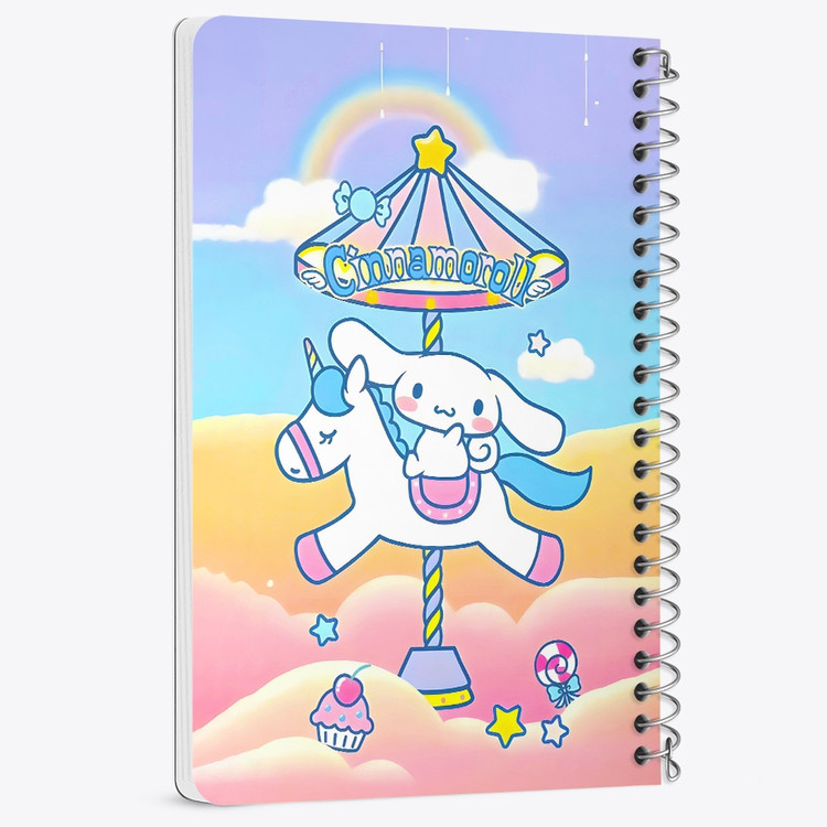دفتر نقطه ای 50 برگ خندالو طرح سینامورول (Cinnamoroll) کد 37974