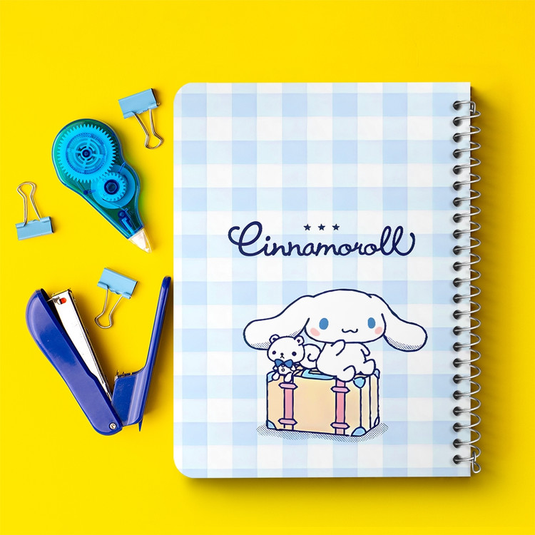 دفتر نقطه ای 50 برگ خندالو طرح سینامورول (Cinnamoroll) کد 37972