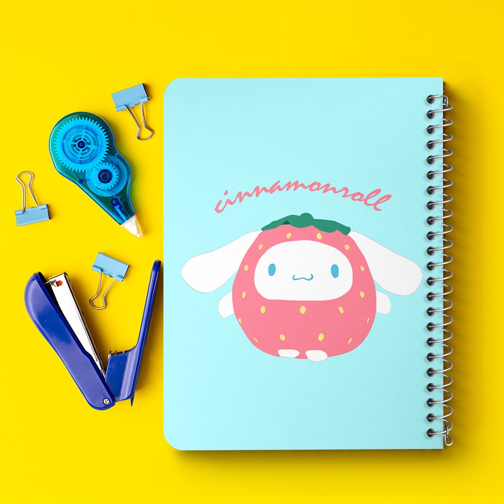 دفتر نقطه ای 50 برگ خندالو طرح سینامورول (Cinnamoroll) کد 37971