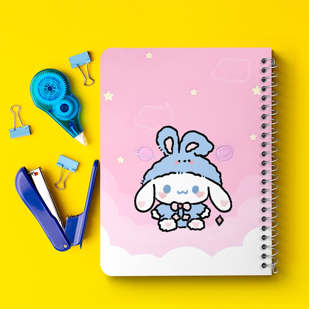 دفتر نقطه ای 50 برگ خندالو طرح سینامورول (Cinnamoroll) کد 37967