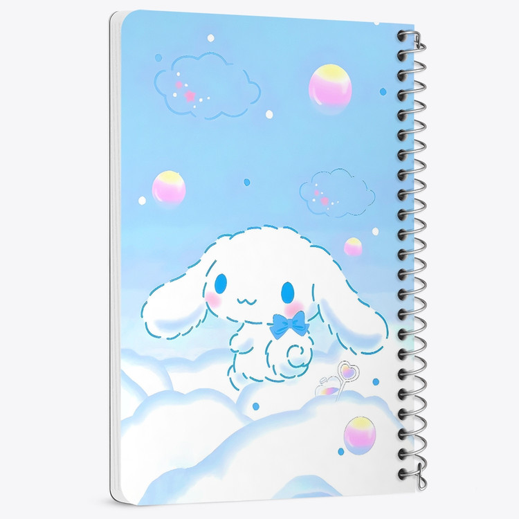 دفتر نقطه ای 50 برگ خندالو طرح سینامورول (Cinnamoroll) کد 37966