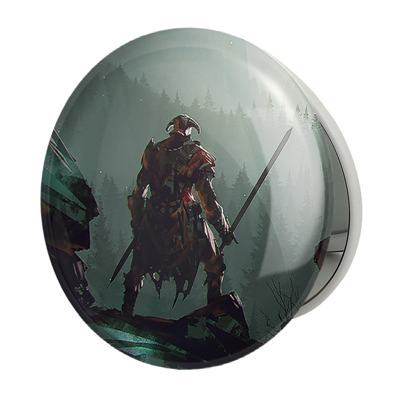 آینه جیبی خندالو طرح بازی اسکایریم (Skyrim) مدل تاشو کد 32772