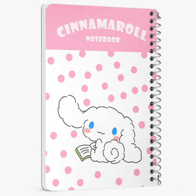 دفتر نقطه ای 50 برگ خندالو طرح سینامورول (Cinnamoroll) کد 37957