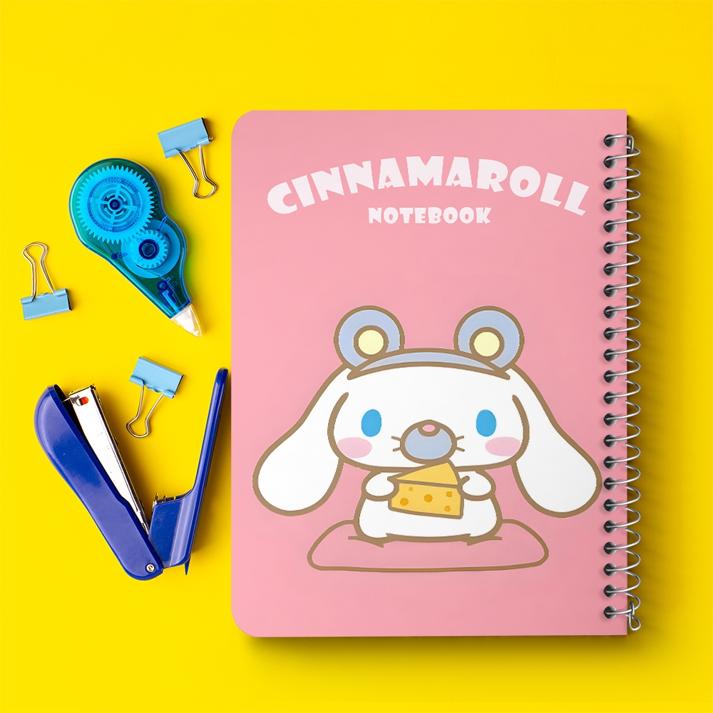دفتر نقطه ای 50 برگ خندالو طرح سینامورول (Cinnamoroll) کد 37956