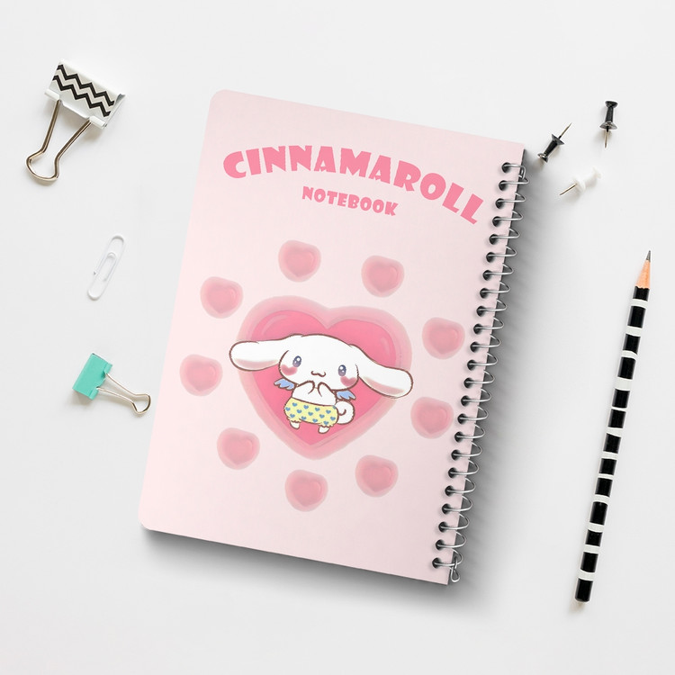 دفتر نقطه ای 50 برگ خندالو طرح سینامورول (Cinnamoroll) کد 37955