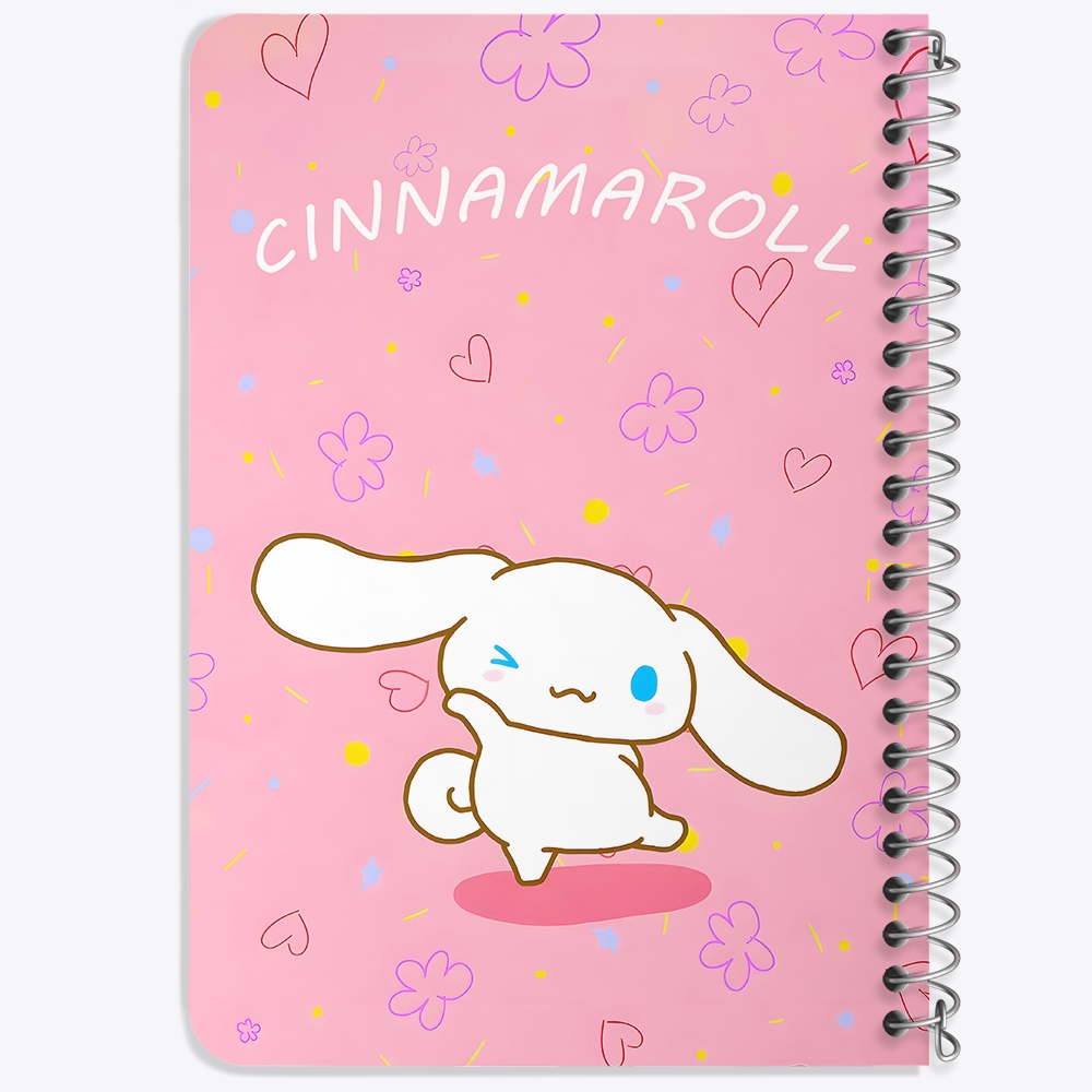 دفتر نقطه ای 50 برگ خندالو طرح سینامورول (Cinnamoroll) کد 37951