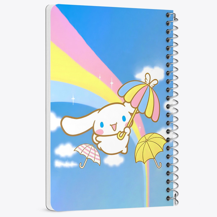 دفتر نقطه ای 50 برگ خندالو طرح سینامورول (Cinnamoroll) کد 37948