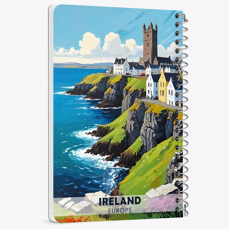 دفتر نقطه ای 50 برگ خندالو طرح ایرلند (Ireland) کد 37717