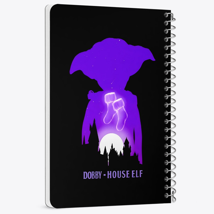 دفتر نقطه ای 50 برگ خندالو طرح دابی هری پاتر (Harry Potter) کد 37500