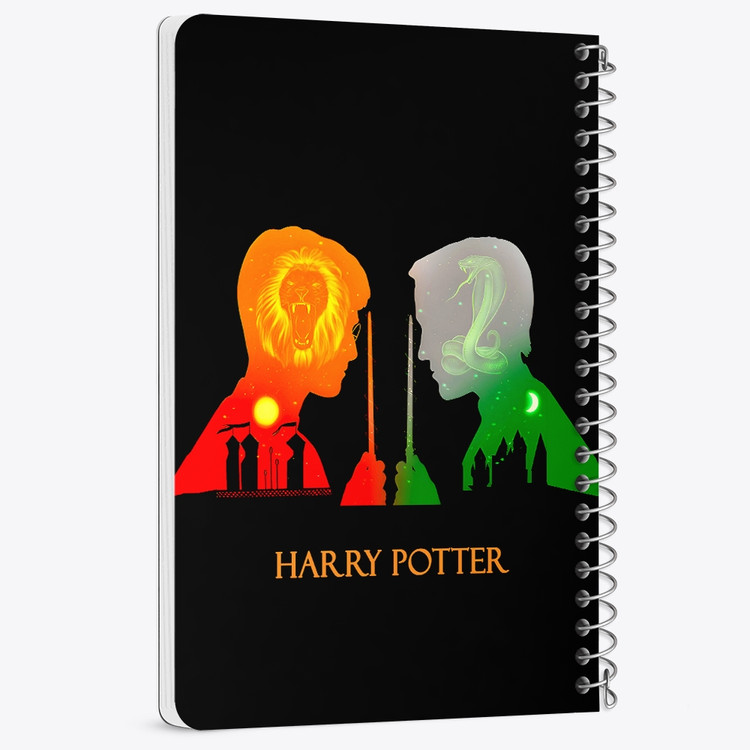 دفتر نقطه ای 50 برگ خندالو طرح هری پاتر و مالفوی (Harry Potter) کد 37497