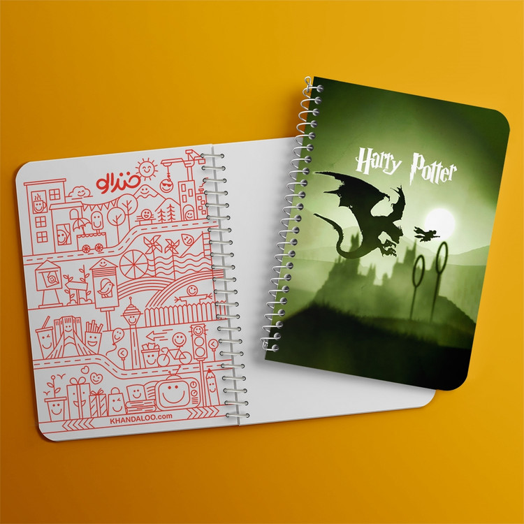 دفتر نقطه ای 50 برگ خندالو طرح هری پاتر (Harry Potter) کد 37483