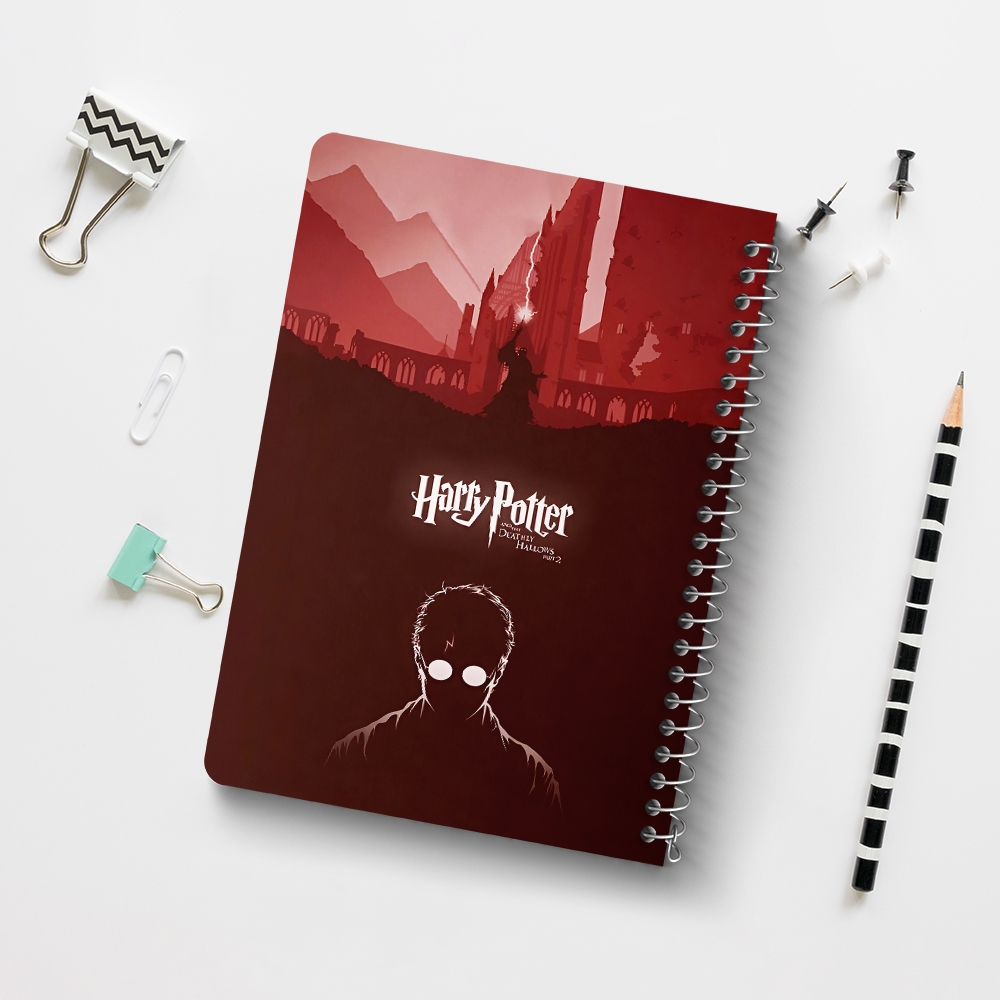 دفتر نقطه ای 50 برگ خندالو طرح هری پاتر (Harry Potter) کد 37472