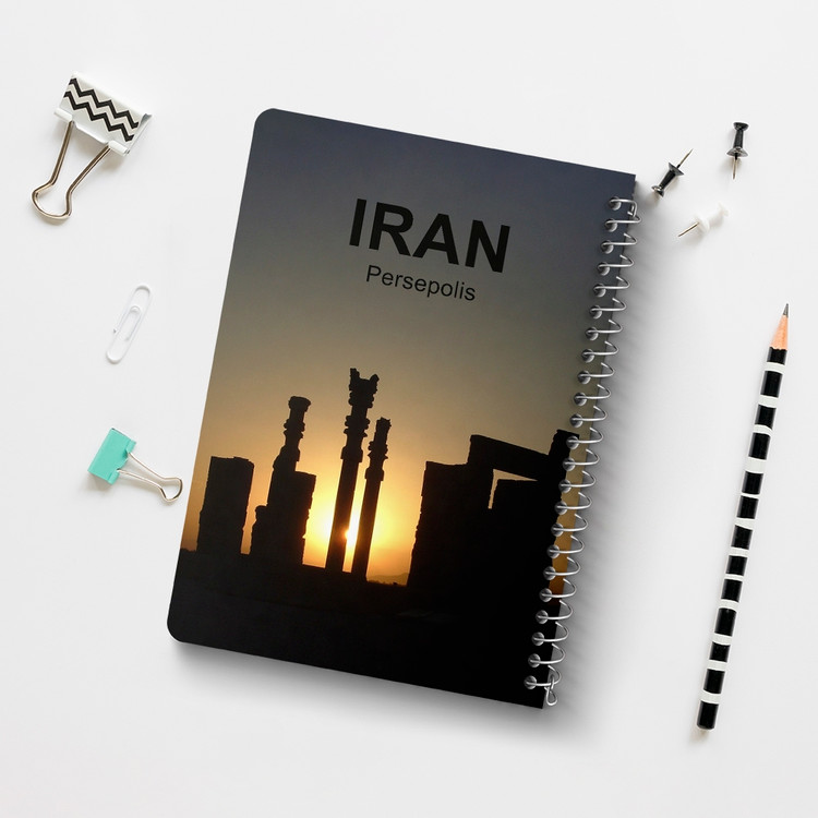 دفتر نقطه ای 50 برگ خندالو طرح تخت جمشید شیراز کد 37441
