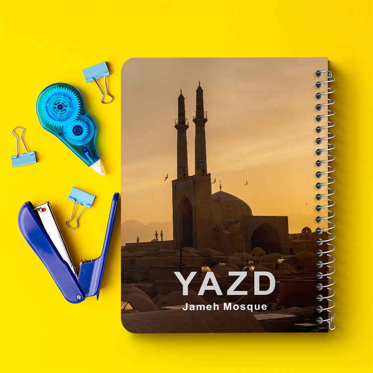 دفتر نقطه ای 50 برگ خندالو طرح مسجد جامع یزد کد 37312
